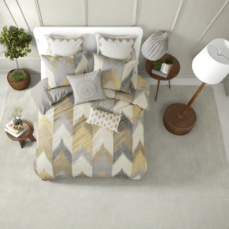 Ensembles de literie modernes en coton, design multicolore pour l'élégance de la maison