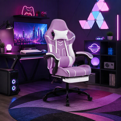 Rebrilliant Leather Gaming Chair