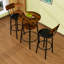 Ensemble de tabourets de bar 3 pièces avec table, tablette et 2 tabourets-1804445081-1804445063