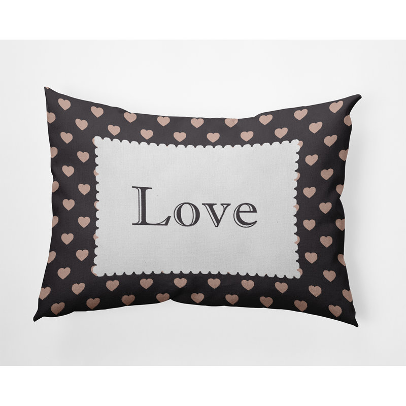 Reversible Throw Pillow, 14" H x 20" W, Rectangular