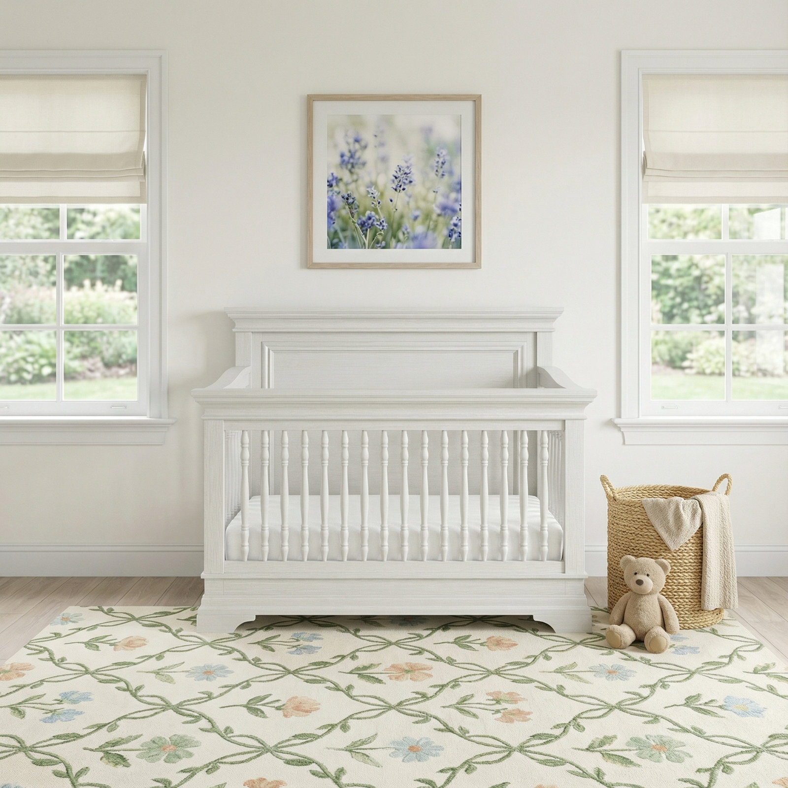 Frony 3 -in-1 Convertible Crib