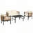 Multi-person Outdoor Sofa Combination with A Table-1751921511