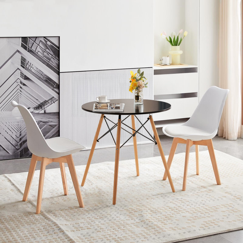 Ensemble repas pour 2 personnes Janeese, Noir, Blanc