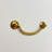 Antique Brass "Sicily" Bail Drawer Pull-123175383