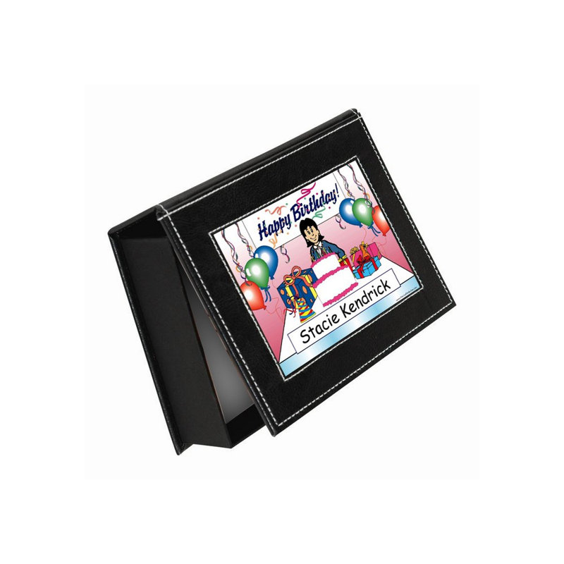 Faux Leather Memory Box