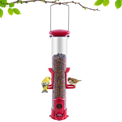 Metal Bird Feeder With 4 Ports