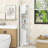 Vanbrunt Tall Freestanding Bathroom Corner Cabinet with Adjustable Shelves and Groove Pattern Doors-826850060