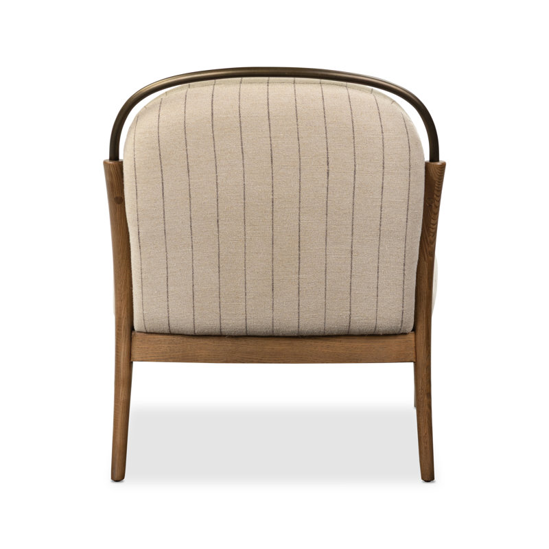 Demi Chair, Lavon Flint Linen Blend