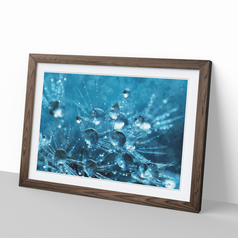 Dandelion Seeds Vol.5 - Picture Frame Graphic Art, 27cm H x 36cm W x 2cm D, Walnut Framed