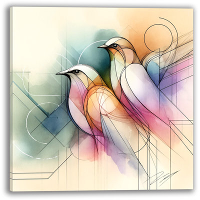«Abstract Avian Dance» sur toile