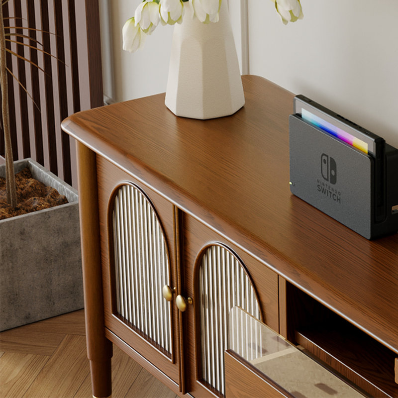 French style living room TV stand, 86.61"