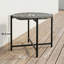 Round Metal Outdoor Side Table , 54cm cm W 54cm cm D