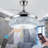 Keashia 42'' Ceiling Fan with LED Lights