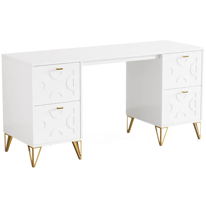 Stylish Office Desk (Not Include Stools)