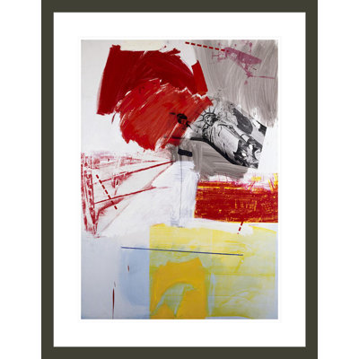 «Round Sum» par Robert Rauschenberg - Estampe numérique encadrée
