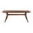 Solid Walnut Dining Table with Slim Rectangular Design