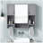 Wall Mounted Medicine Cabinet Mirror Bathroom Towel Bar-1691816955