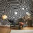 White Background Wallpaper Topographic Map Removable Wall Decor-1339255596-1339255602