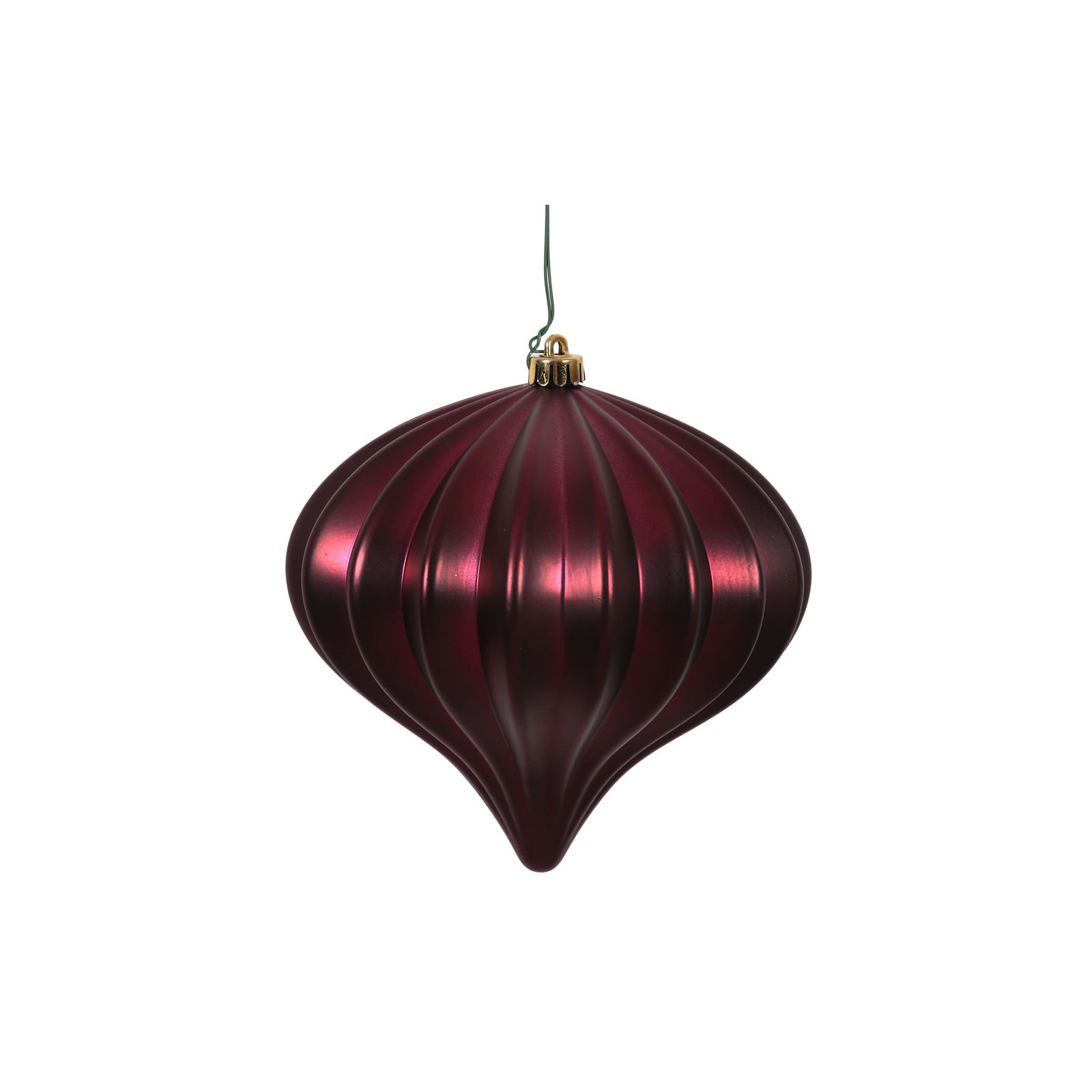 5.7" Onion Christmas Ornament UV, Wine