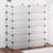 12 Pair Stackable Shoe Storage Cabinet