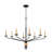 Alexander 8-Light Matte Black Chandelier