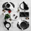 Manufacture Rock Oval Faux Leather Reversible Placemat-81903258