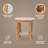 Colden Round Teak Outdoor Side Table , in. W in. D-1811526471-1789458645
