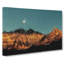 Moon over South Tyrol in Italy in Abstract - Wrapped Canvas-55313697