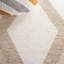 Charvik Geometric Handmade Area Rug in White/ Ivory-665388697