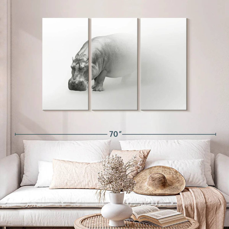 Brampt Phantom Hippo, 32" H x 50" W
