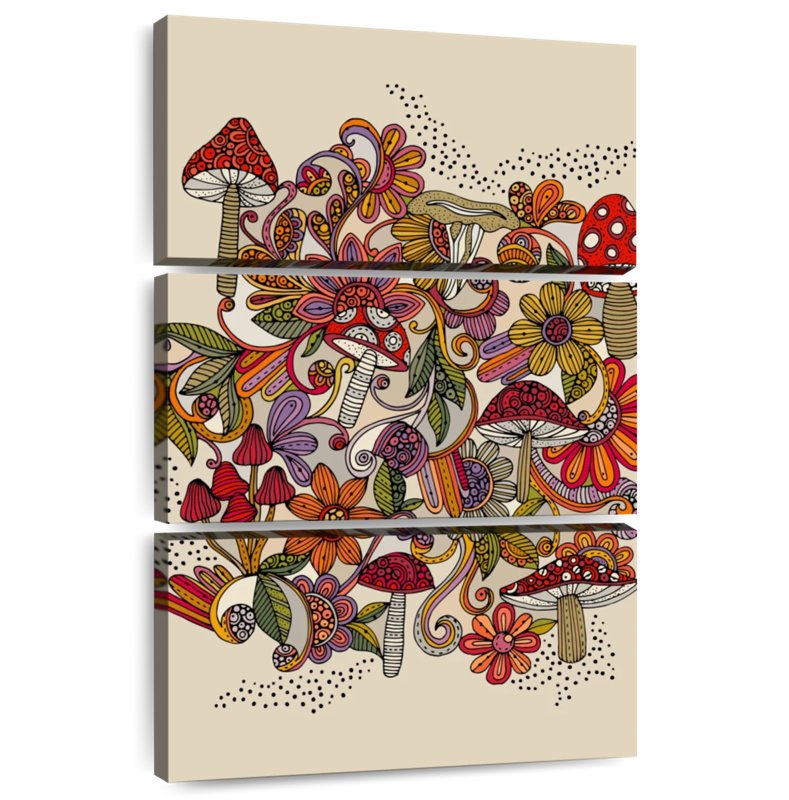Yarlin Little Mushrooms Light, 57" H x 36" W