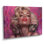 «Pink Marilyn Woman Pop Art Portrait», art mural sur toile mode femme