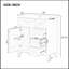 Meuble-lavabo 30 po avec lavabo, armoire de salle de bain avec tiroirs, structure solide et panneau de fibres à densité moyenne-1432021482
