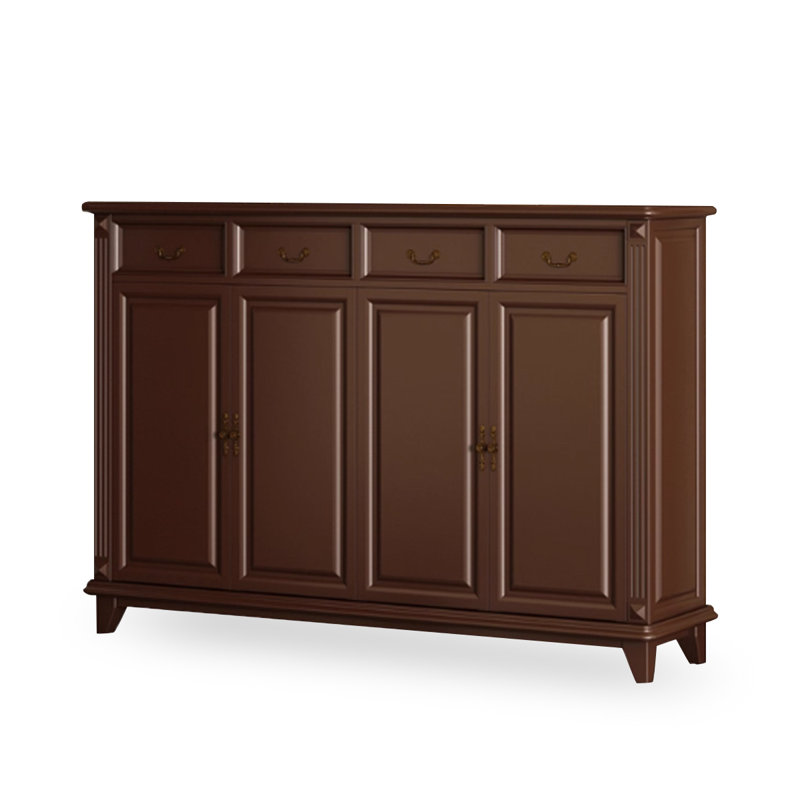 Banc de rangement pour chaussures en bois massif noyer, H 41,34 po x l 61,02 po x P 15,75 po, Noyer