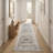 Boho Vintage Fringe Area Rug In Cream/Beige/Gray/Yellow/Blue Carpet For Living Room, Bedroom, Hallway Runner-2099160419