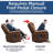 Heated Massage Swivel Rocking Recliner-1983492149