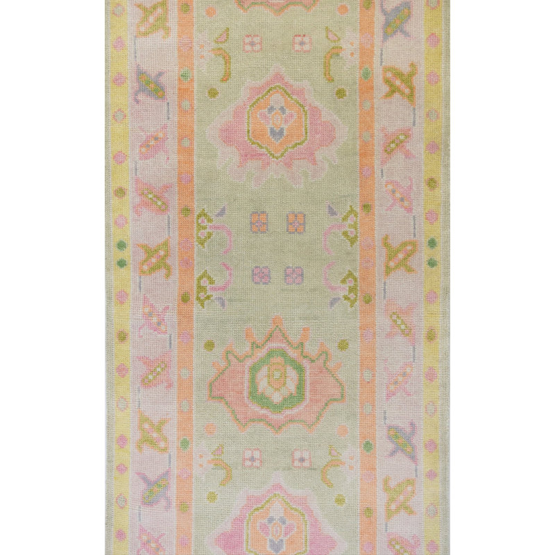 Hill Hand Knotted Wool Oriental Area Rug, Rectangle 8' x 10'