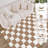 Celi Modern Checkered Shag Area Rug With Non-Slip Backing-544469205-567714514