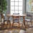 Andrew 4 - Person Four Leg Dining Set-2051699850-2051699849
