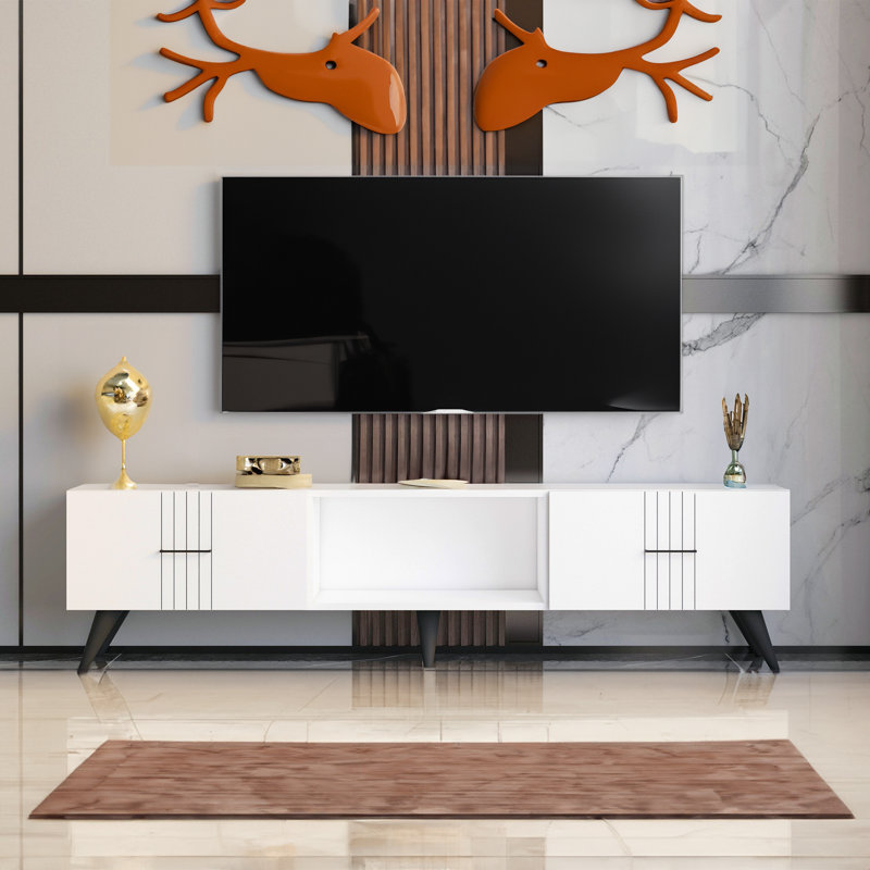 Izella Unfinished TV Stand for TVs up to 78"