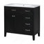 Meuble-lavabo autoportant de 36 pouces avec lavabo, conception rainurée élégante et rangement spacieux pour les salles de bain modernes-2081444285-2081444287