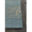 Tapis floral en laine à motif floral touffeté à la main bleu sarcelle clair, bleu ardoise et crème Medford Authentic-19940345