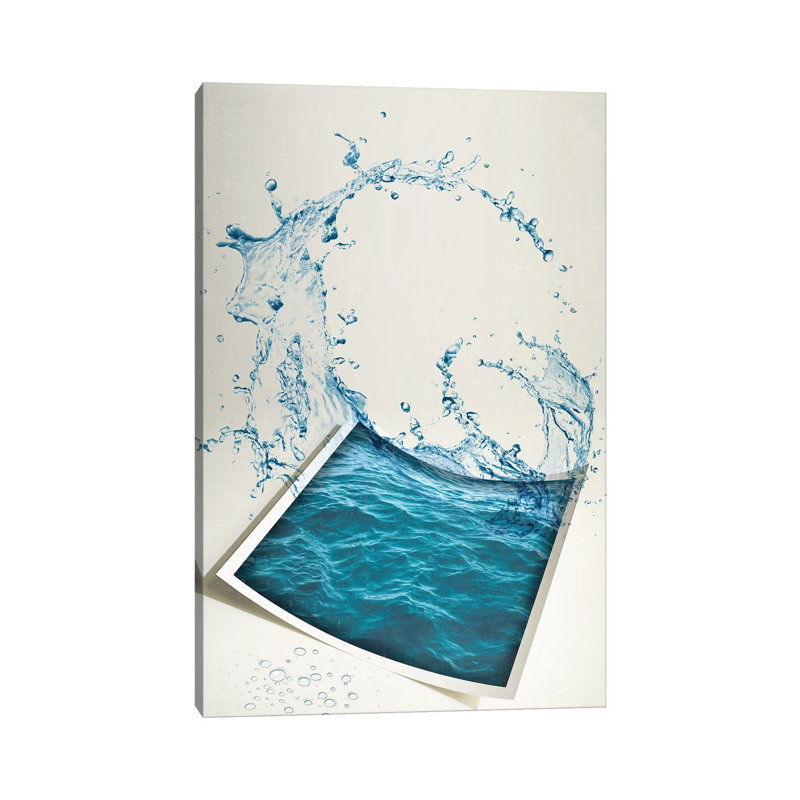 Water Paper by Vin Zzep - Wrapped Canvas Print, 101.6 cm H x 66.04 cm W x 3.175 cm D