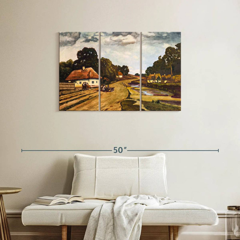 Paysage urbain d'Ukraine à Alvord, H 24 po x l 38 po