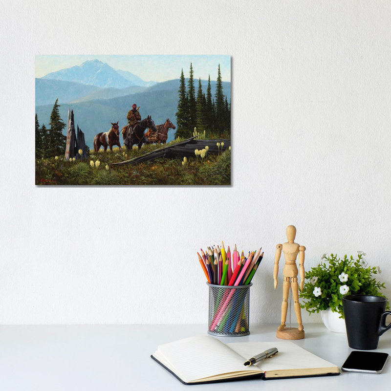 Journey From The Far North by Joe Velazquez - Wrapped Canvas Painting, 20.32 cm H x 30.48 cm W