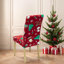 Ensemble de 6 housses pour chaise de salle à manger des Fêtes - housse de chaise de Noël Parson pour salle à manger, protecteur de siège festif