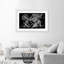 Dubai City Map - Single Picture Frame Print-2128817585-2128817589