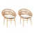Beige Cushion/Teak Frame selected