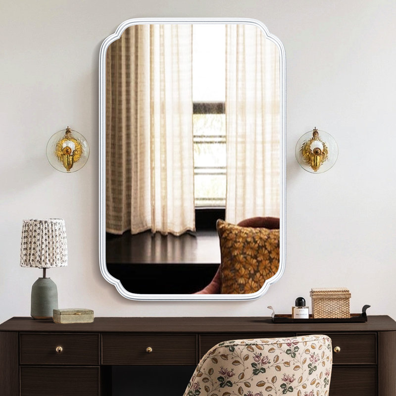 Miroir de salle de bain Modern, 30 po x 20 po, Blanc