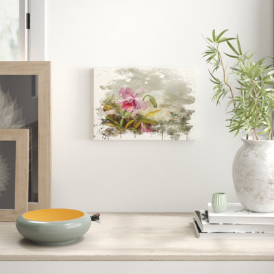 Pink Flower - Wrapped Canvas